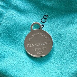 Tiffany & Co. x Beyoncé Renaissance tour round tag